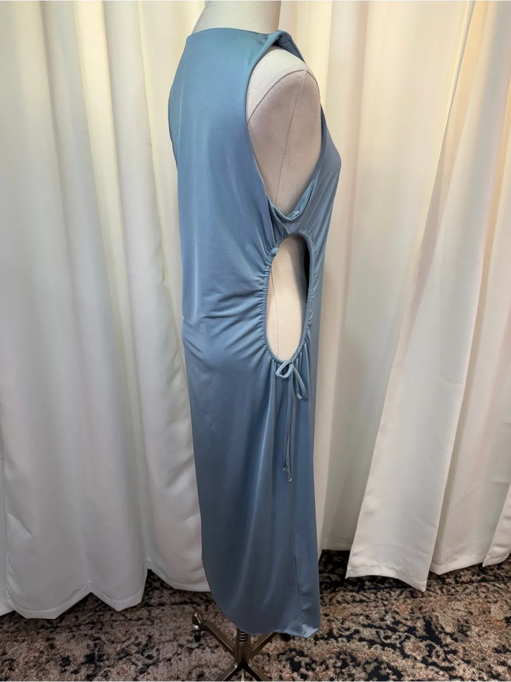 NWT Jade Swim ‘Callie’ Swim Dress Coverup in “Azure” Blue Size Large